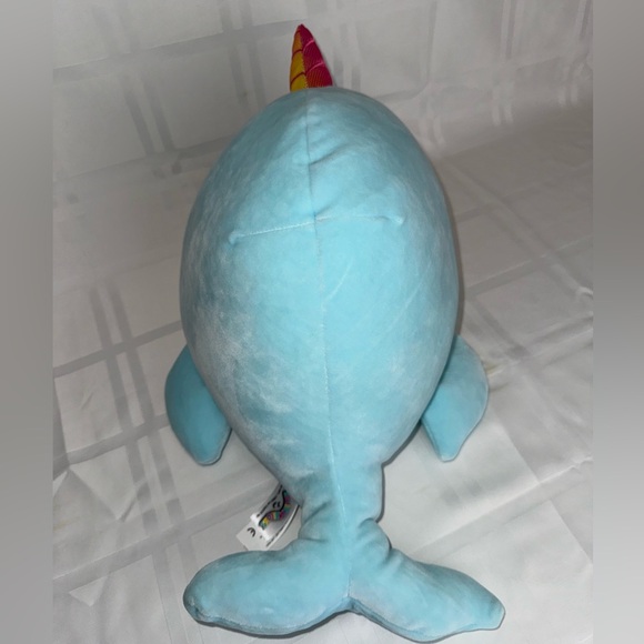 Squishmallows Wally Blue Narwhal 12” Plush Kellytoy 2019 NWT - Picture 5 of 6